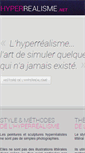 Mobile Screenshot of hyperrealisme.net